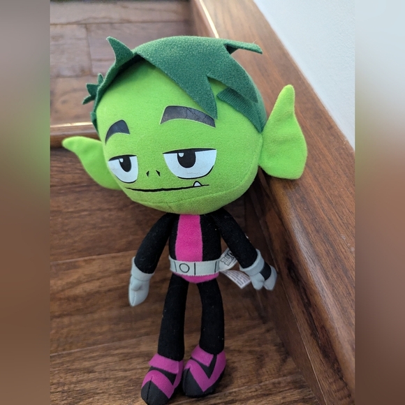 Teen Titans Go Beast Boy 10” Plush Toy Factory Cartoon Network. - Picture 4 of 9